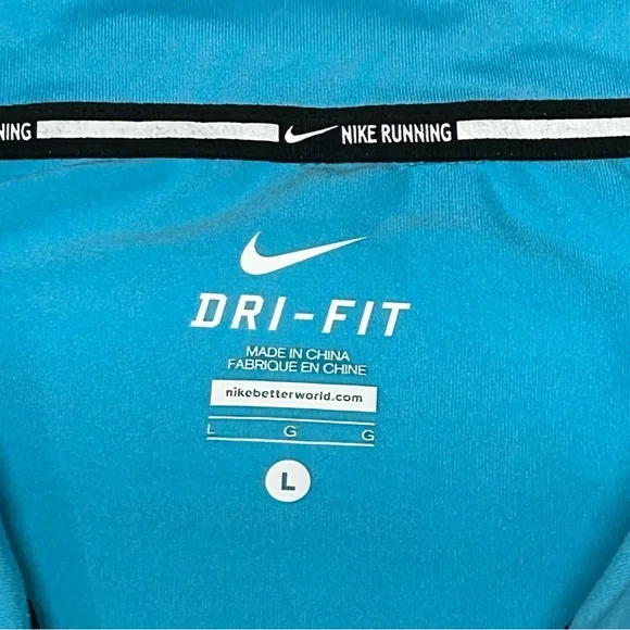 Nike Running Mens Size L Sweatshirt Golf Gym Training Activewear 1/4 Zip Outdoor - Picture 5 of 10